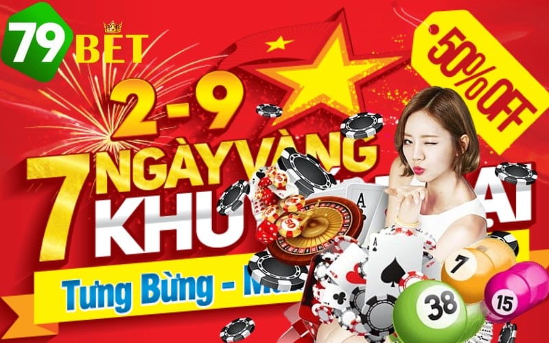 Nhà cái 79Bet tặng 50% khi nạp tiền sảnh casino